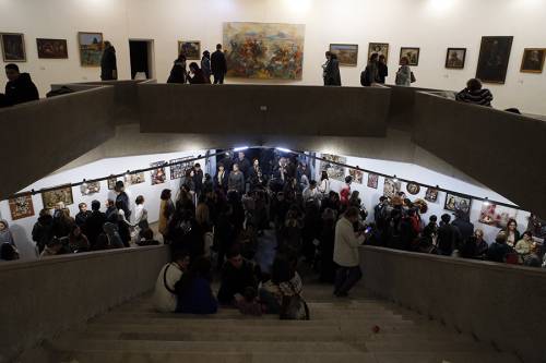 An exhibition of students of  "Hakob Kojoyan" educational complex dedicated to Parajanov's 100th anniversary opened in "Hay-Art" cultural center