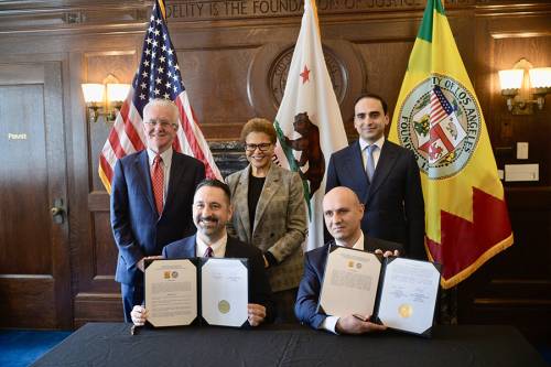 Yerevan and Los Angeles Sign Memorandum of Understanding: Digital Transformation on the Agenda