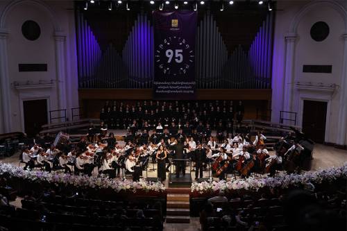 Gala concert dedicated to 95th anniversary of specialized music school  after A. Spendiaryan