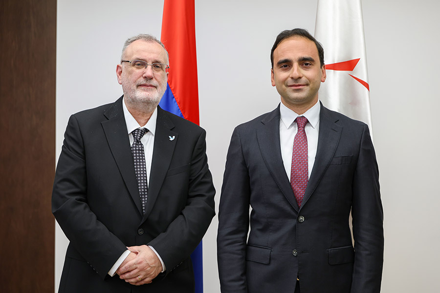 Yerevan Mayor Tigran Avinyan Receives the President of the Congress of Local and Regional Authorities of the Council of Europe