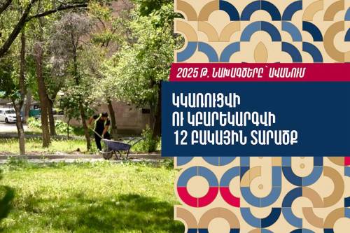 Проекты 2025 года в Аване. Будут построены и благоустроены территории 12 придомовых дворов.