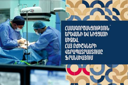 Համագործակցություն՝ Երևանի և Նիցայի միջև. հայ բժիշկների վերապատրաստումը Ֆրանսիայում