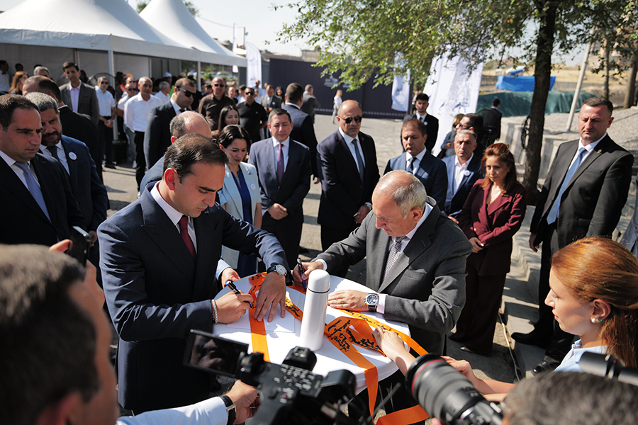 Construction of the New Albert Azaryan Gymnastics School Begins