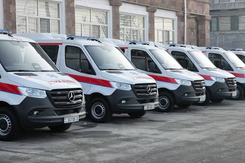 Yerevan’s Ambulance Service Fleet Expanded with New Vehicles