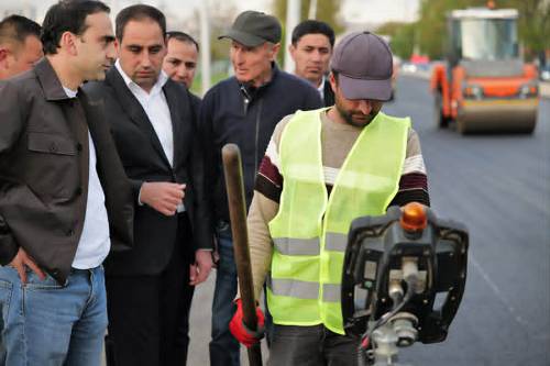 Իսակովի պողոտան նորոգվում է